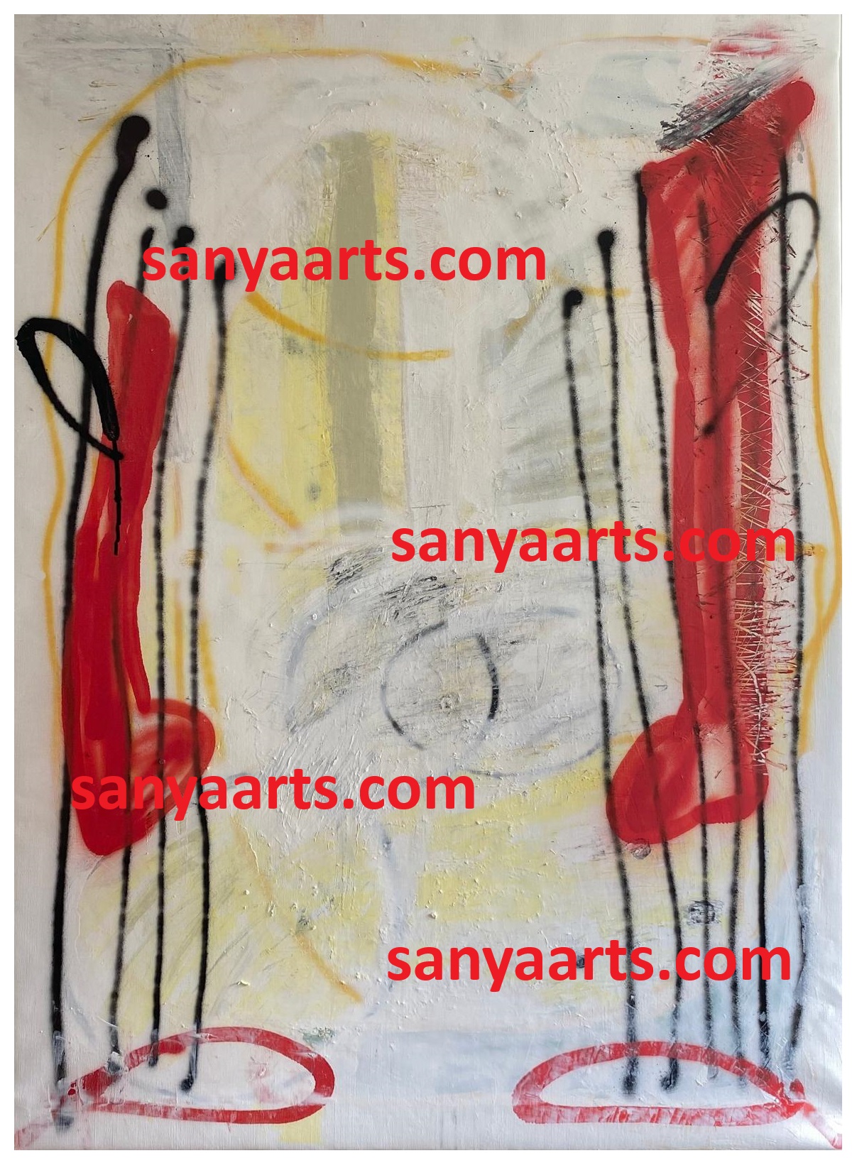 The red winged boots