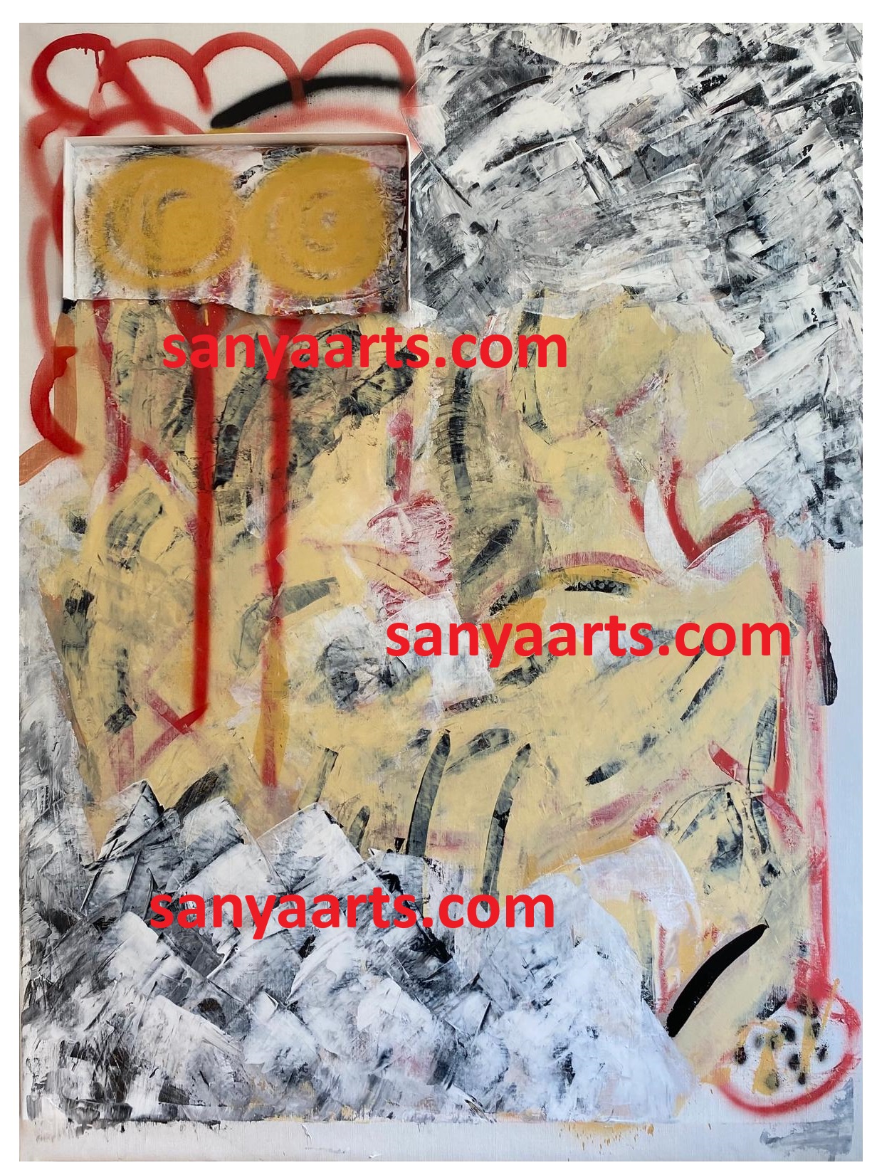 The mountains on fire